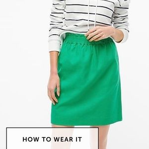 NWT J. Crew Factory Linen-Cotton City Skirt